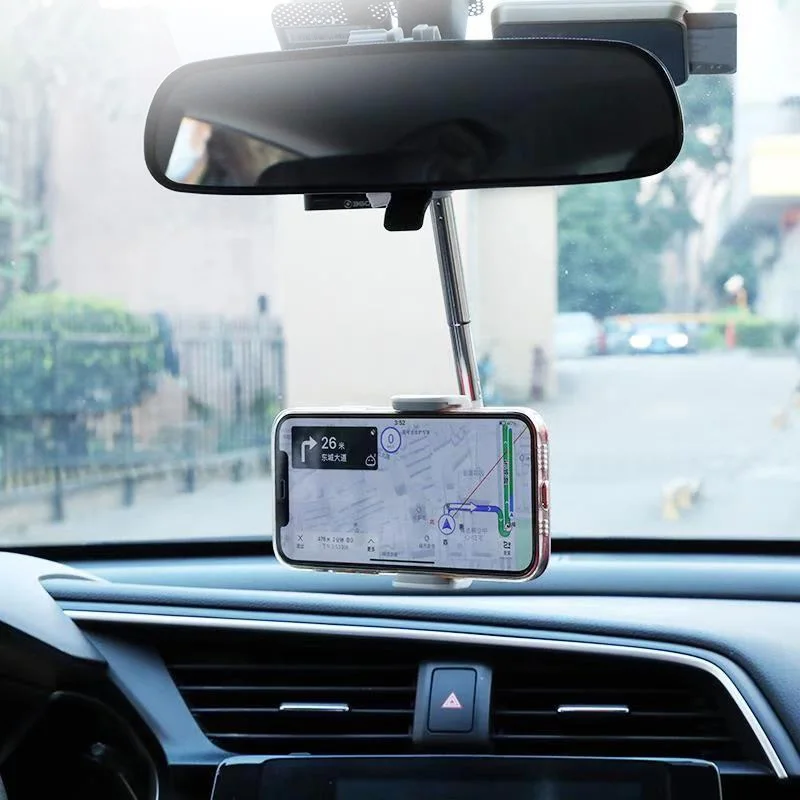 ANMONE Car Phone Bracket Rearview Mirror Navigation Mobile phone Stand Car SmartPhone Holder Stand Adjustable Support
ANMONE Car Phone Bracket Rearview Mirror Navigation Mobile phone Stand Car SmartPhone Holder Stand Adjustable Support
