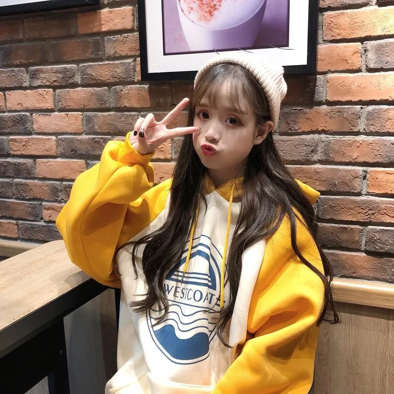 Autumn Hoodies Women Loose Yellow Ladies Special Kawaii Cute Female Sweatshirts Blue Hip Hop Japan Fashion Harajuku Hoodie 
Autumn Hoodies Women Loose Yellow Ladies Special Kawaii Cute Female Sweatshirts Blue Hip Hop Japan Fashion Harajuku Hoodie