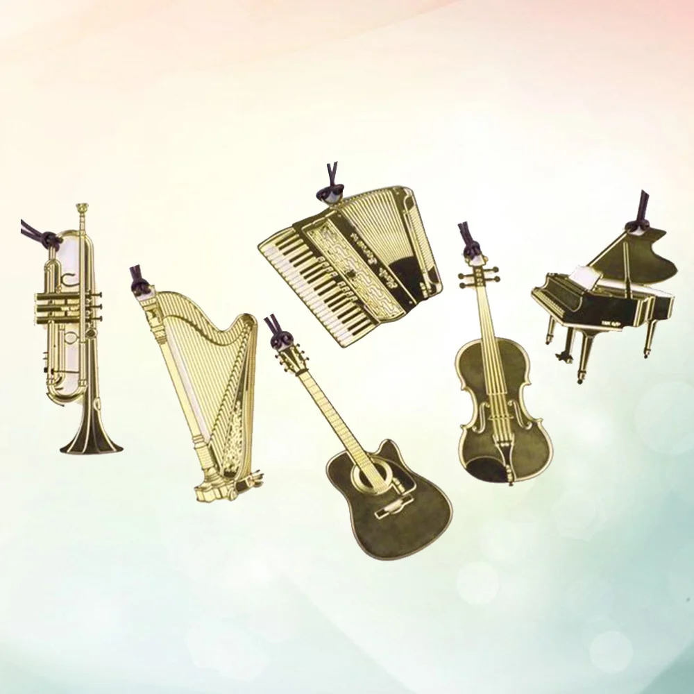 6pcs Exquisite Western Musical Instrument Creative Bookmarks Vintage Pattern Metal Bookmarks for Stationery Gifts (Mixed Pattern
6pcs Exquisite Western Musical Instrument Creative Bookmarks Vintage Pattern Metal Bookmarks for Stationery Gifts (Mixed Pattern