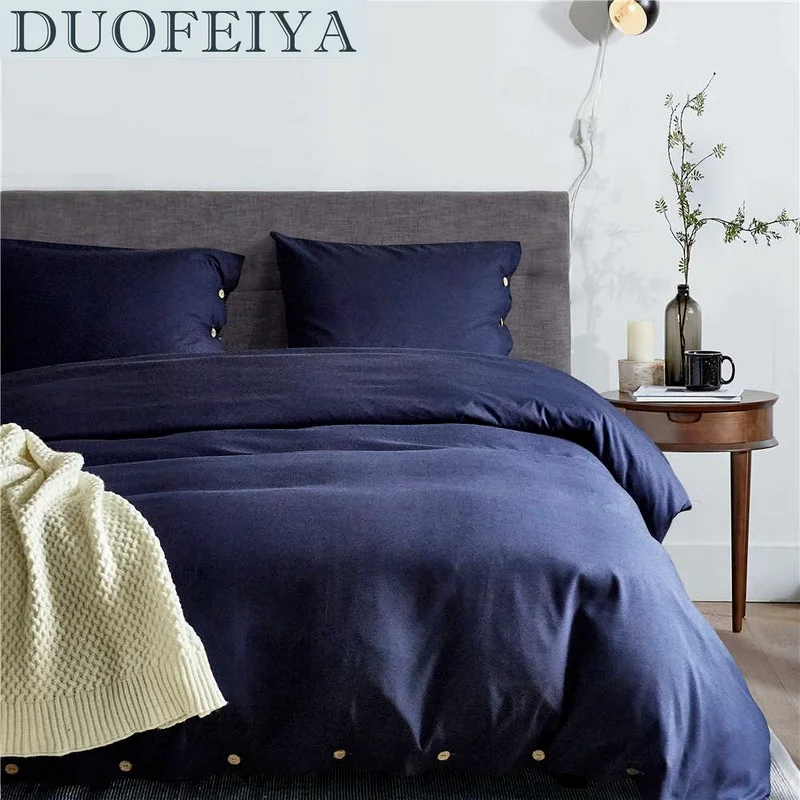 DUOFEIYA Duvet Cover Set Twin Queen King Size with Buttons for All Season, Washable Soft Comfy Bedding Cover Sets
DUOFEIYA Duvet Cover Set Twin Queen King Size with Buttons for All Season, Washable Soft Comfy Bedding Cover Sets