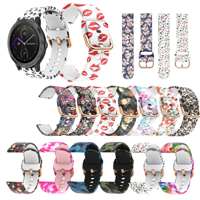 Силиконовый ремешок для часов с принтом, 20 мм, для Garmin Vivoactive 3 Music, для Vivomove HR Forerunner 645, 645, 245, 245 м, мягкий Камуфляжный ремешок
Силиконовый ремешок для часов с принтом, 20 мм, для Garmin Vivoactive 3 Music, для Vivomove HR Forerunner 645, 645, 245, 245 м, мягкий Камуфляжный ремешок