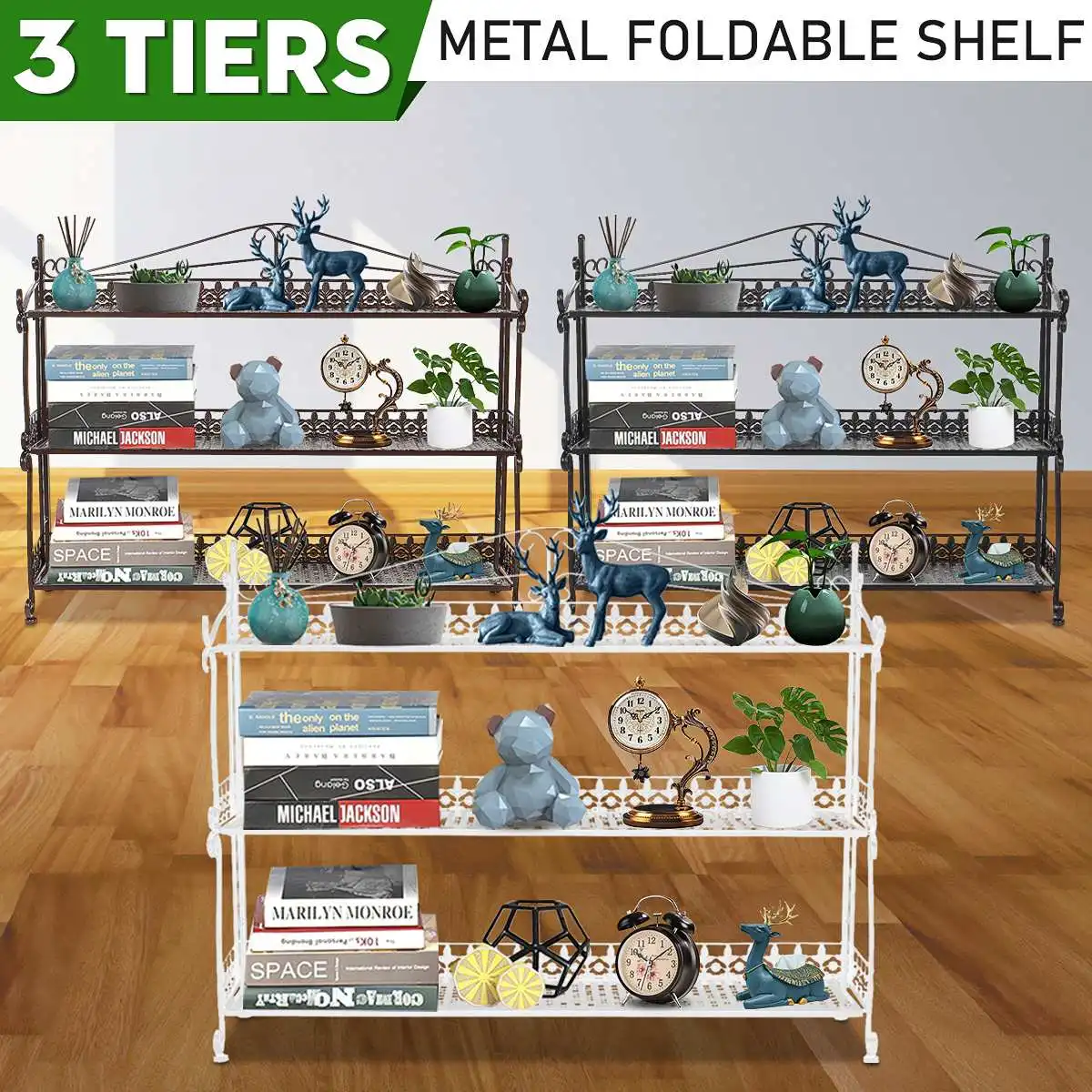 3 Tier Metal Durable Metal Plant Shelves Flower Pot Holder Garden Rack Display Stand Succulent Plants Home Balcony Decoration
3 Tier Metal Durable Metal Plant Shelves Flower Pot Holder Garden Rack Display Stand Succulent Plants Home Balcony Decoration