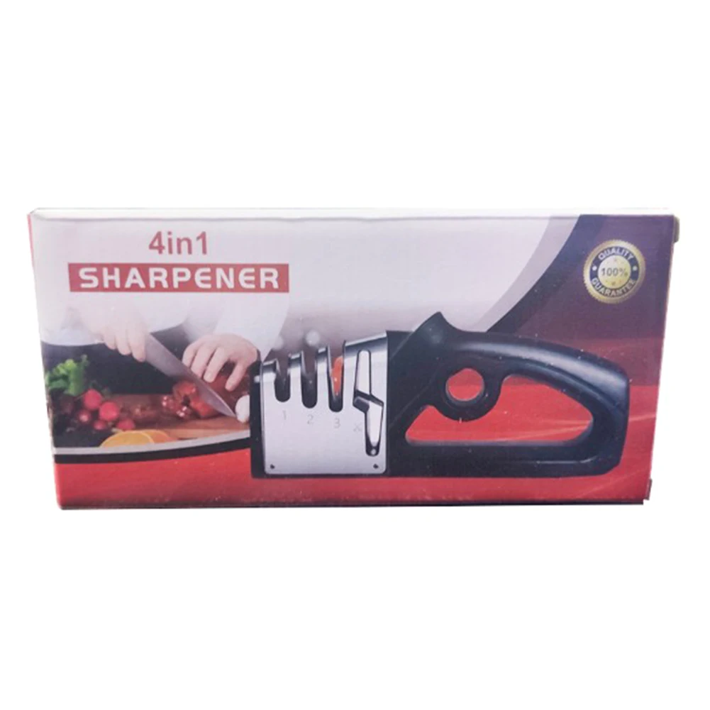 4 In 1 ABS Material Home Kitchen Professional Quick Sharpeners Knife Shear Blade Grinder Kitchen Whetstone Sharpening Stone Tool
4 In 1 ABS Material Home Kitchen Professional Quick Sharpeners Knife Shear Blade Grinder Kitchen Whetstone Sharpening Stone Tool