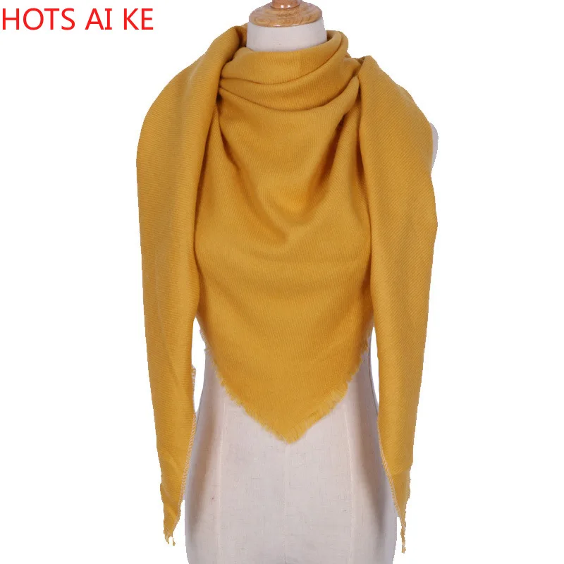 European and American New Style Solid Color Triangle Scarf Women Autumn and Winter Imitation Cashmere Warm Shawl
European and American New Style Solid Color Triangle Scarf Women Autumn and Winter Imitation Cashmere Warm Shawl