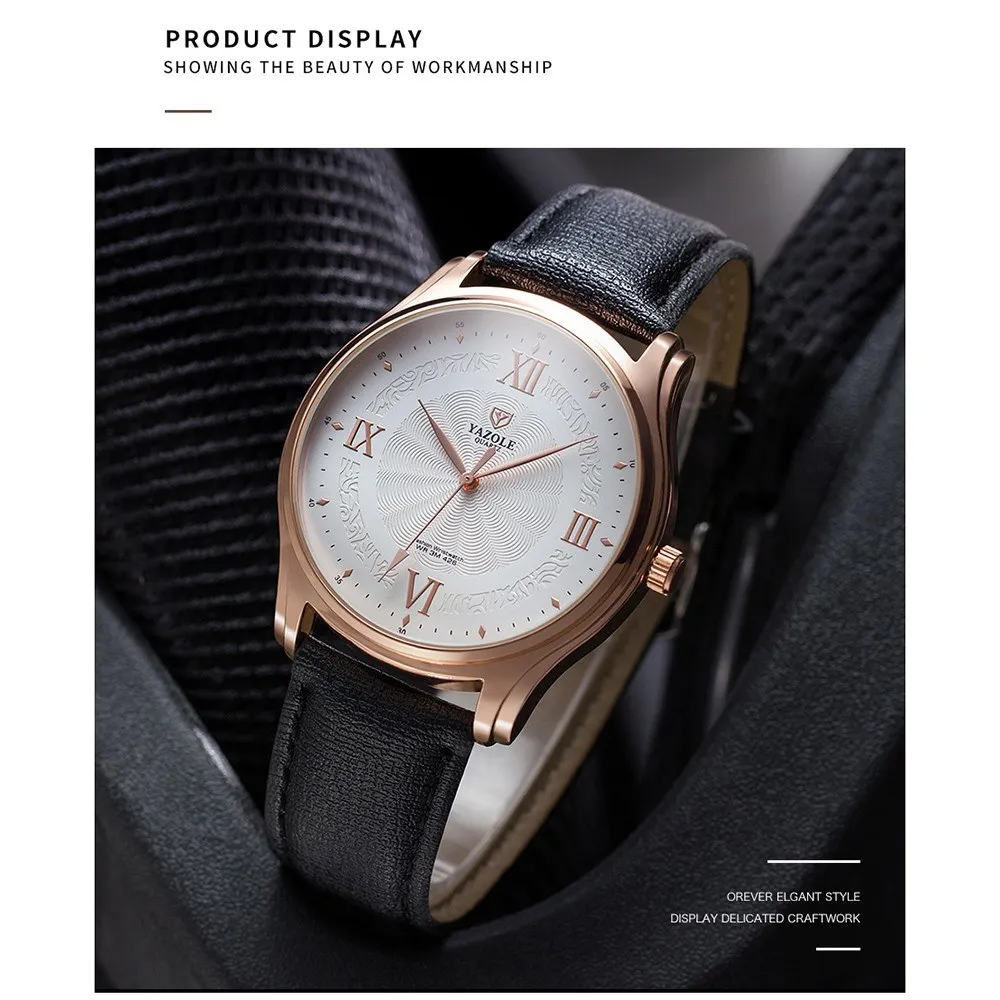 Leather Watch Quartz Watch Roman Scale Daily Waterproof Simple Business Wrist Watch 
Leather Watch Quartz Watch Roman Scale Daily Waterproof Simple Business Wrist Watch