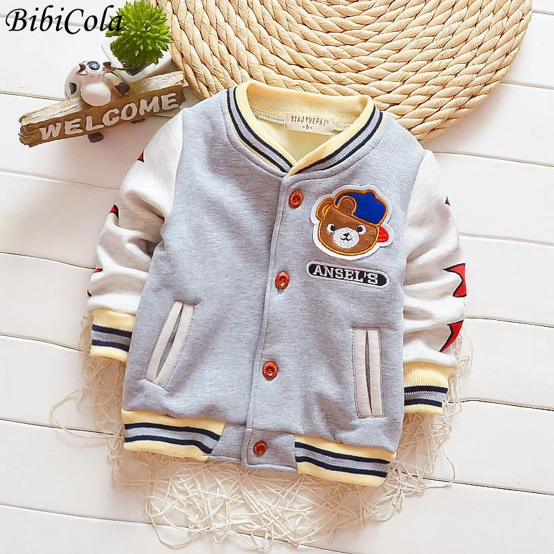 Boy's Baseball Uniform Spring Autumn Children's Clothes Casual Kids Add velvet to keep warm Sportswear girls Boys Jacket Coats
Boy's Baseball Uniform Spring Autumn Children's Clothes Casual Kids Add velvet to keep warm Sportswear girls Boys Jacket Coats