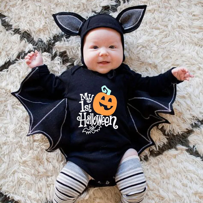 Baby Clothes Baby Halloween Jumpsuit For Baby Romper Autumn Winter Baby Boy Girl Clothes Bat Long Sleeve Kids Newborn Jumpsuit
Baby Clothes Baby Halloween Jumpsuit For Baby Romper Autumn Winter Baby Boy Girl Clothes Bat Long Sleeve Kids Newborn Jumpsuit