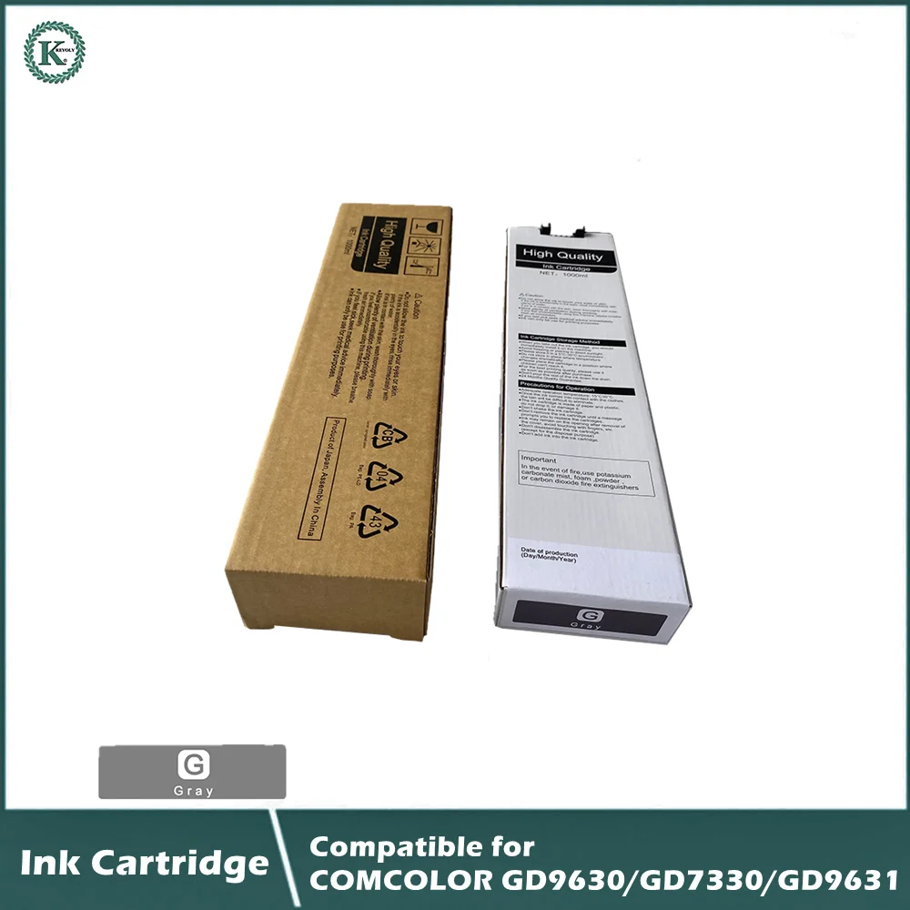 COMPATIBLE Ink Cartridge GD9630 GD7330 GD9631 1000ml KCMY Gray With Chip S-7280 S-7281 S-7282 S-7283 S-7284 
COMPATIBLE Ink Cartridge GD9630 GD7330 GD9631 1000ml KCMY Gray With Chip S-7280 S-7281 S-7282 S-7283 S-7284