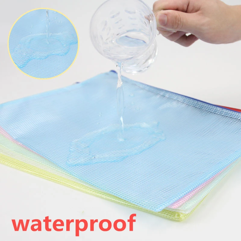 20-30pcs/lot Plastic mesh zipper bag information bag office supplies file bag bill bag student stationery bag
20-30pcs/lot Plastic mesh zipper bag information bag office supplies file bag bill bag student stationery bag