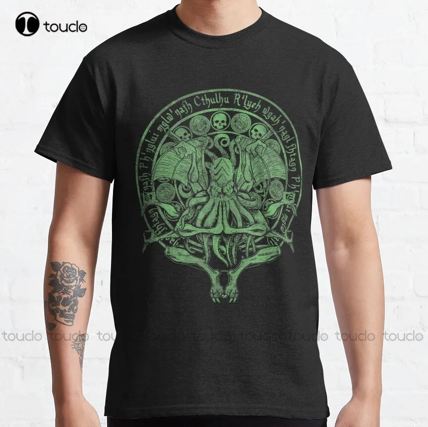 The Idol светло-зеленый вариант Cthulhu God Art Классическая футболка для плавания женская индивидуальная Aldult Подростковая унисекс модная забавная Н...
The Idol светло-зеленый вариант Cthulhu God Art Классическая футболка для плавания женская индивидуальная Aldult Подростковая унисекс модная забавная Н...