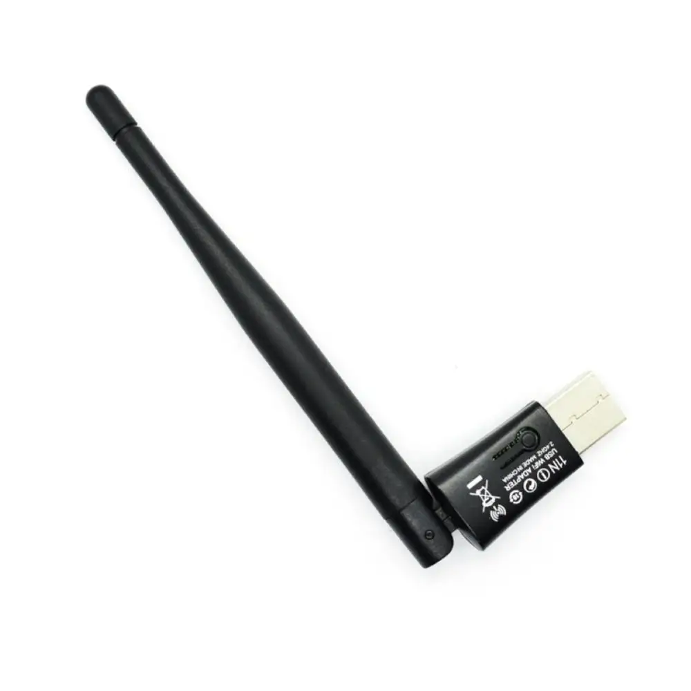 2 4 ГГц Мбит/с легкий MT7601 USB Wi-Fi беспроводной сетевой адаптер с антенной для