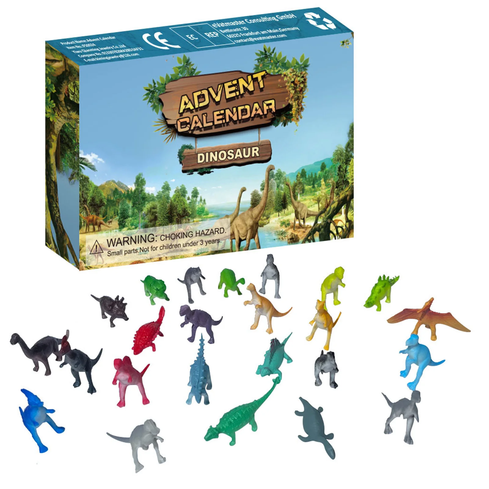 Christmas Advent Countdown Calendar Set 24 Mini Dinosaur Toy Gift Box Christmas Children's Gift 24 Digits Advent Day Countdown
Christmas Advent Countdown Calendar Set 24 Mini Dinosaur Toy Gift Box Christmas Children's Gift 24 Digits Advent Day Countdown