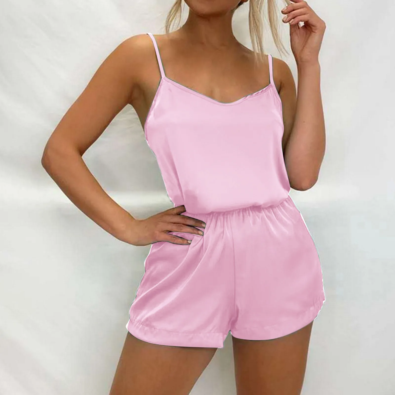 Plus Size Women's Home Clothes Sexy-Lingerie Sleepwear New Ladies Satin Silk Babydoll Lace Up Nightwear Pajamas Set Pyjama Femme
Plus Size Women's Home Clothes Sexy-Lingerie Sleepwear New Ladies Satin Silk Babydoll Lace Up Nightwear Pajamas Set Pyjama Femme