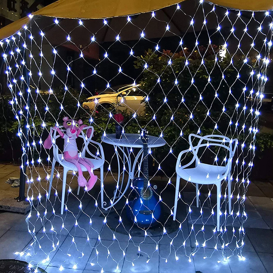 1.5*1.5M 4*1.5M LED Net Mesh String Light Window Curtain Icicle Light Outdoor Christmas Garland Light For Wedding Party Decor
1.5*1.5M 4*1.5M LED Net Mesh String Light Window Curtain Icicle Light Outdoor Christmas Garland Light For Wedding Party Decor