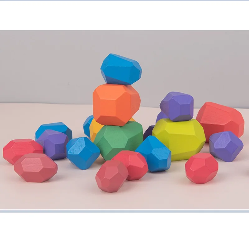 10PCS Building Block Colored Stone Nordic Decor Balancing Stacking Blocks Jenga Block Colored Stone Block Game Rainbow Wooden
10PCS Building Block Colored Stone Nordic Decor Balancing Stacking Blocks Jenga Block Colored Stone Block Game Rainbow Wooden
