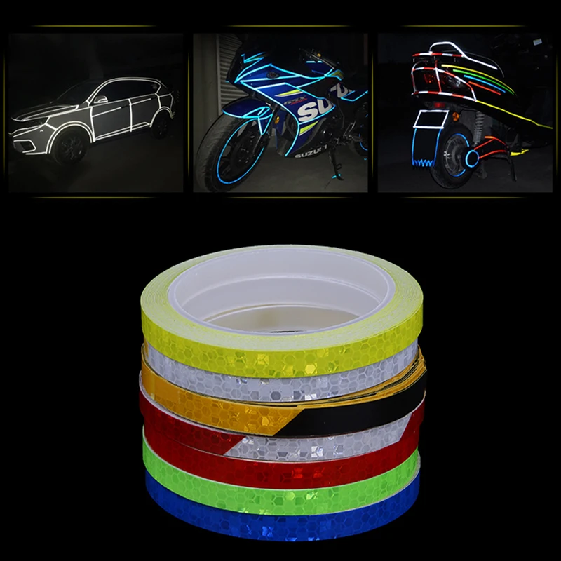 8m Bike Reflective Stickers Adhesive Tape MTB Car Motorcycle Reflector Security Wheel Rim Decal Safety Decor Sticker Accessories
8m Bike Reflective Stickers Adhesive Tape MTB Car Motorcycle Reflector Security Wheel Rim Decal Safety Decor Sticker Accessories