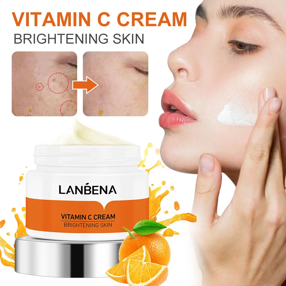 50g Vitamin C Face Cream Improve Dull Skin Moisturize Nourish Facial Brightening Cream Anti-Aging Skin Care Cream
50g Vitamin C Face Cream Improve Dull Skin Moisturize Nourish Facial Brightening Cream Anti-Aging Skin Care Cream