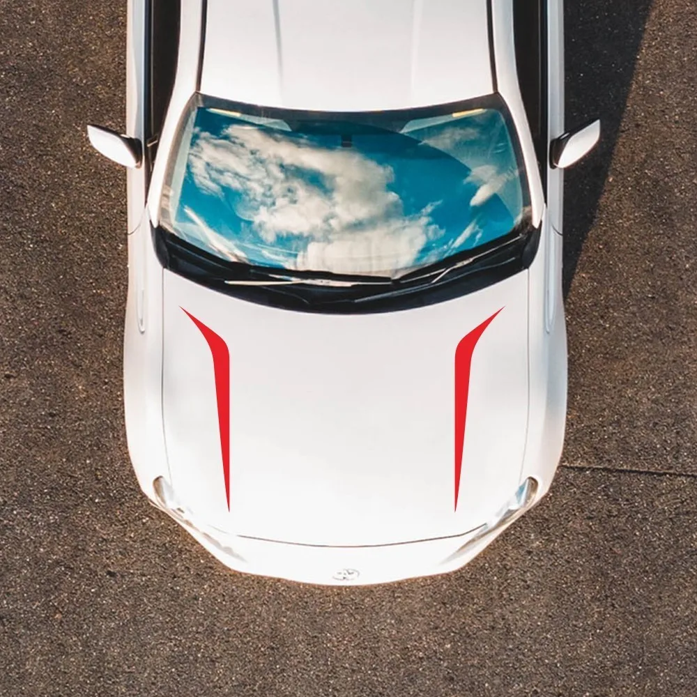 2Pcs Car Hood Cover Stickers Auto Vinyl Film Long Stripe Decals DIY Car Sport Styling Stickers Car Accessories
2Pcs Car Hood Cover Stickers Auto Vinyl Film Long Stripe Decals DIY Car Sport Styling Stickers Car Accessories