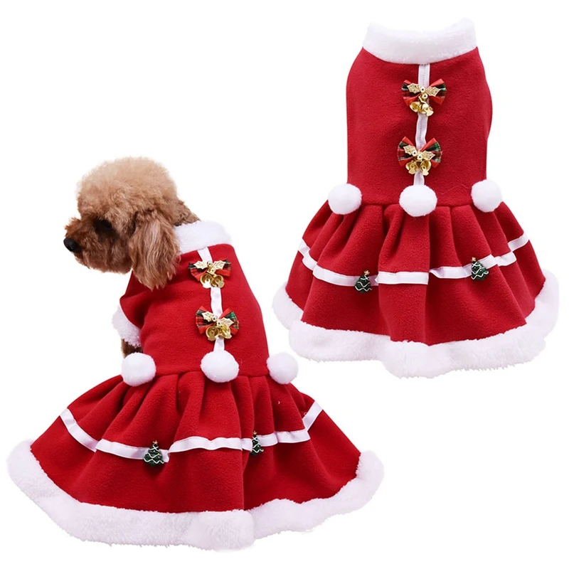 Pet Clothes Dog Dress Warm Red Skirt Autumn Winter Princess Dresses Teddy Puppy Christmas Wedding Dress for Small Medium Dogs
Pet Clothes Dog Dress Warm Red Skirt Autumn Winter Princess Dresses Teddy Puppy Christmas Wedding Dress for Small Medium Dogs