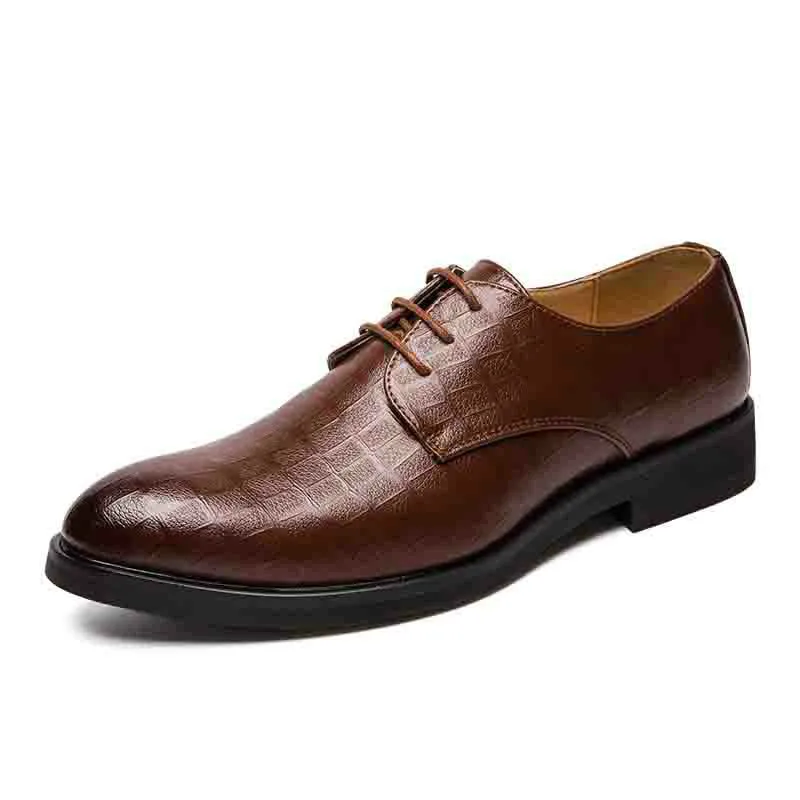 Classic Business Dress Shoes Men Fashion Breathable All Black Genuine Leather Shoes Lace-up High Quality Casual Shoes Plus Size
Classic Business Dress Shoes Men Fashion Breathable All Black Genuine Leather Shoes Lace-up High Quality Casual Shoes Plus Size