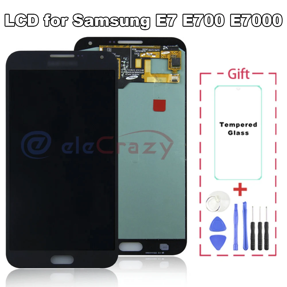 Original for Samsung Galaxy E7 E700 LCD Display E700F E7000 E7009 Touch Screen Digitizer Assembly Replacement 100% tested
Original for Samsung Galaxy E7 E700 LCD Display E700F E7000 E7009 Touch Screen Digitizer Assembly Replacement 100% tested
