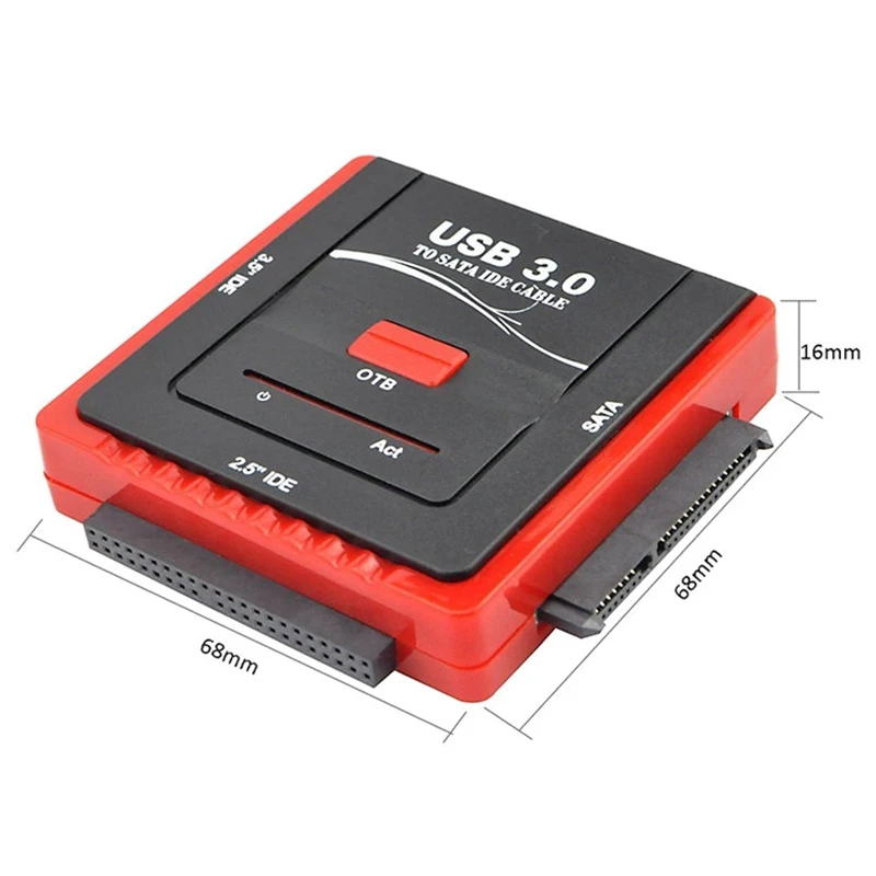 USB3.0 To IDE/SATA 3-Use Easy-drive Cable Hard Disk External Hard Disk Case Box Cable For PC Laptop Drive Adapter One-key Backup
USB3.0 To IDE/SATA 3-Use Easy-drive Cable Hard Disk External Hard Disk Case Box Cable For PC Laptop Drive Adapter One-key Backup