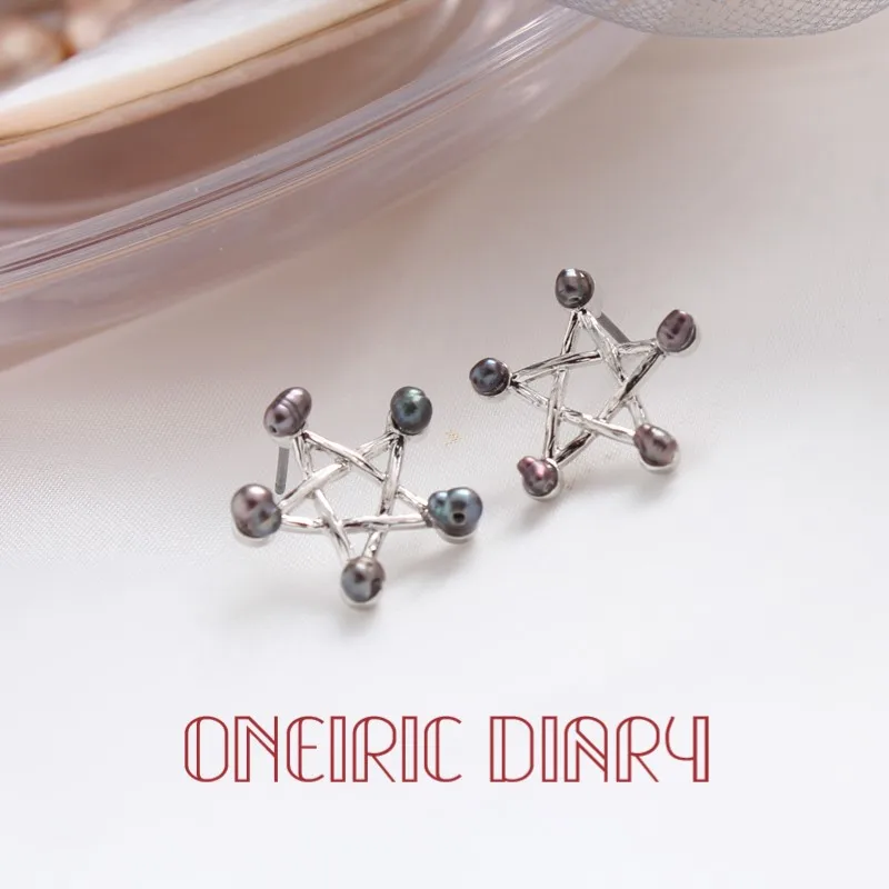 ONEIRIC DIARY Fashion Colorful Stars Hollow Shaped Pearl Small Studs Earring Simple Exquisite Cute Earrings Female Jewelry
ONEIRIC DIARY Fashion Colorful Stars Hollow Shaped Pearl Small Studs Earring Simple Exquisite Cute Earrings Female Jewelry
