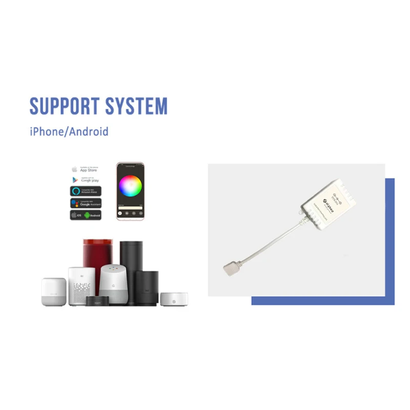 Tuya Zigbee Mobile Phone APP Control Dimmer Smart RGB Light With Controller Intelligent accessories
Tuya Zigbee Mobile Phone APP Control Dimmer Smart RGB Light With Controller Intelligent accessories