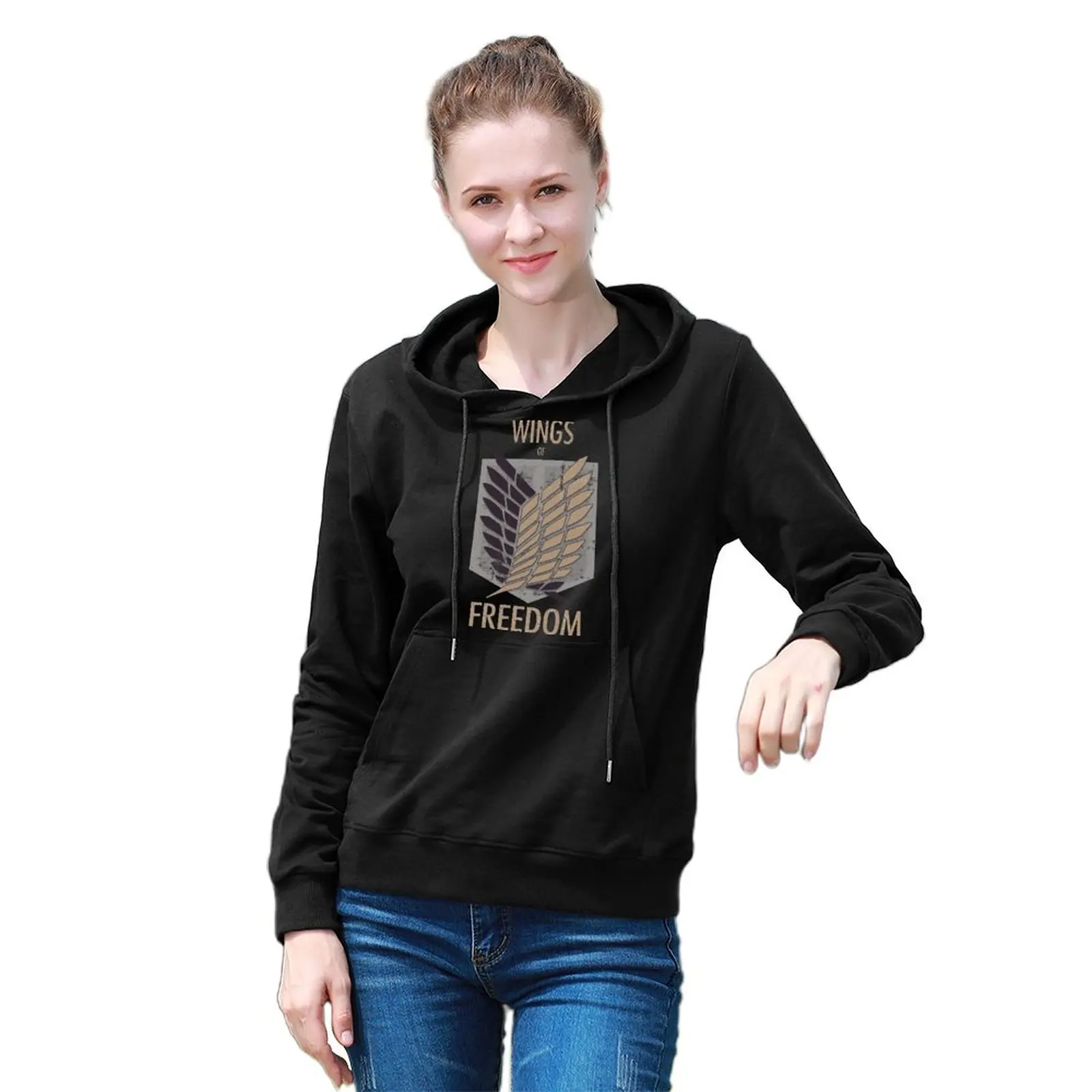 Woman Attack On Titan Hoodie Wings of Freedom Long Sleeve Kawaii Cotton Hoodies Winter Street Wear Graphic Pullover Hoodie XL 
Woman Attack On Titan Hoodie Wings of Freedom Long Sleeve Kawaii Cotton Hoodies Winter Street Wear Graphic Pullover Hoodie XL