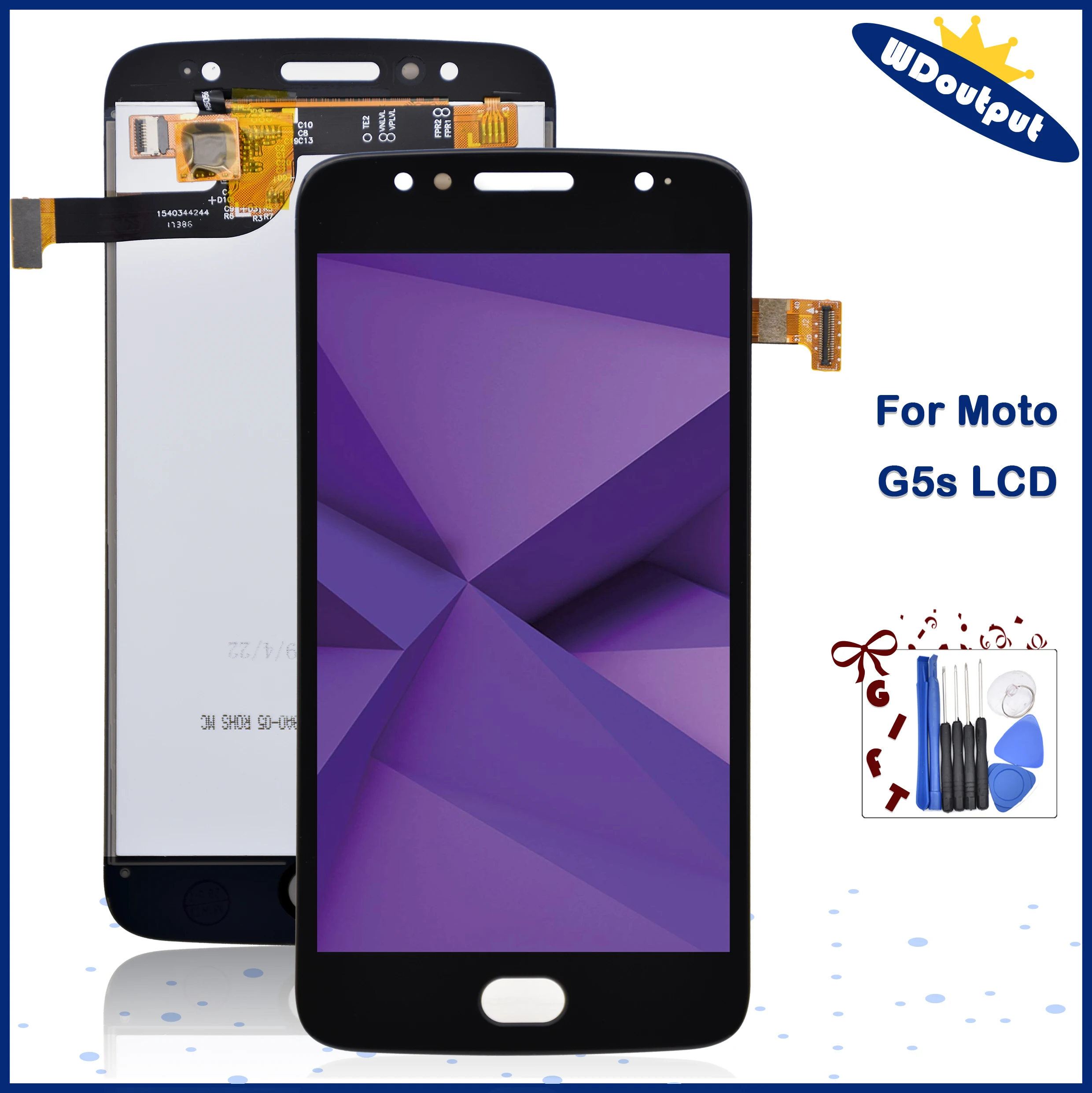 5 2 "оригинальный для Motorola MOTO G5S ЖК-дисплей с сенсорным экраном дигитайзер в