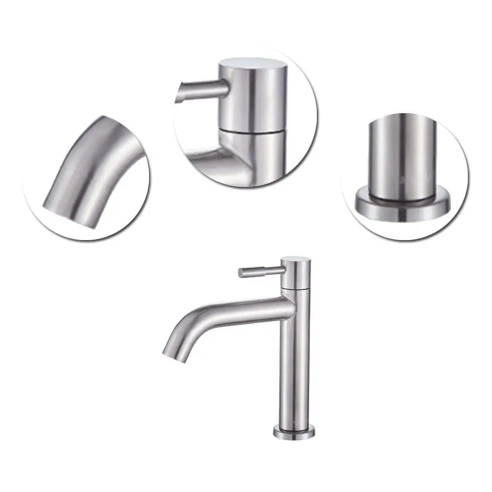 Single Handle Sink Basin Faucet Cold Water Single Lever Bathroom Sink Faucet Kitchen Tap Deck Mounted
Single Handle Sink Basin Faucet Cold Water Single Lever Bathroom Sink Faucet Kitchen Tap Deck Mounted