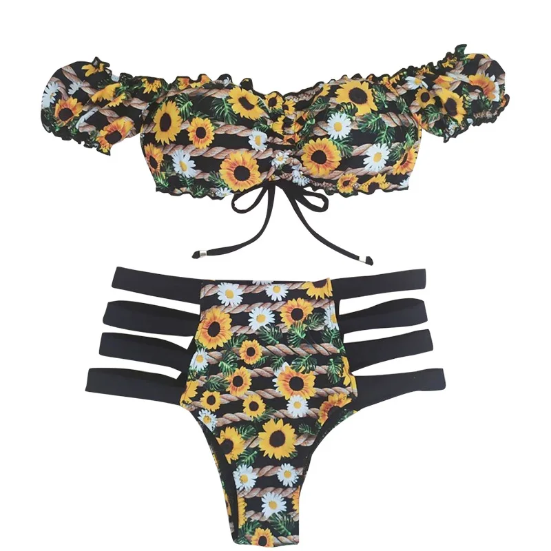 WEPBEL Sunflower Printed Bikini Set Sexy Swimwear Women 2021 Push Up Padded Bikini Bathers Bandage Bathing Suit Swimsuit
WEPBEL Sunflower Printed Bikini Set Sexy Swimwear Women 2021 Push Up Padded Bikini Bathers Bandage Bathing Suit Swimsuit