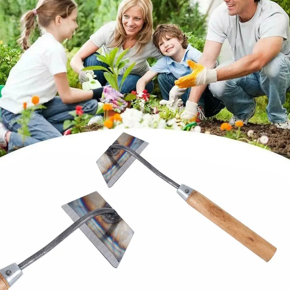 Garden Weeding Small Hoe With Wooden Handle Household Small Weeding Hollow Hoe For Vegetable And Flower Dual-use Farming Tools
Garden Weeding Small Hoe With Wooden Handle Household Small Weeding Hollow Hoe For Vegetable And Flower Dual-use Farming Tools