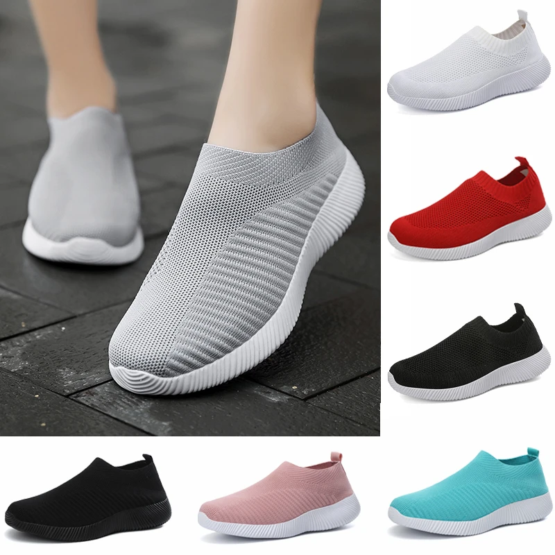 Tenis Mujer Outdoor Trainers Slip-On Lightweight Solid Color Gym Shoes Sport Women Tennis Shoes Ladies Flats Sneakers Grey Black
Tenis Mujer Outdoor Trainers Slip-On Lightweight Solid Color Gym Shoes Sport Women Tennis Shoes Ladies Flats Sneakers Grey Black