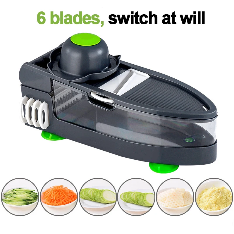 6in1 multifunctional vegetable cutter potato garlic onion chopper vegetable Fruit slicer peeler cheese grater kitchen tools
6in1 multifunctional vegetable cutter potato garlic onion chopper vegetable Fruit slicer peeler cheese grater kitchen tools