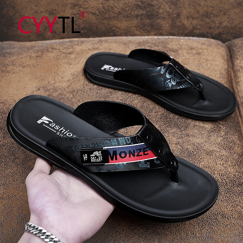 CYYTL Summer Men's Fashion Casual Flip Flops Male Indoor Outdoor Sandals High Quality Slippers Beach Leather Shoes Pantoufle
CYYTL Summer Men's Fashion Casual Flip Flops Male Indoor Outdoor Sandals High Quality Slippers Beach Leather Shoes Pantoufle