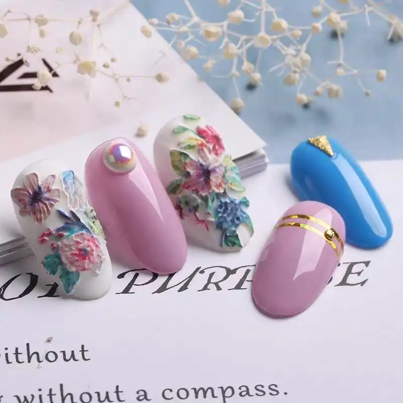 3D nail decal Floral sukura peony Flower water transfer Fashion sticker Nail wraps 3d carving shaped nail art sticker paper
3D nail decal Floral sukura peony Flower water transfer Fashion sticker Nail wraps 3d carving shaped nail art sticker paper