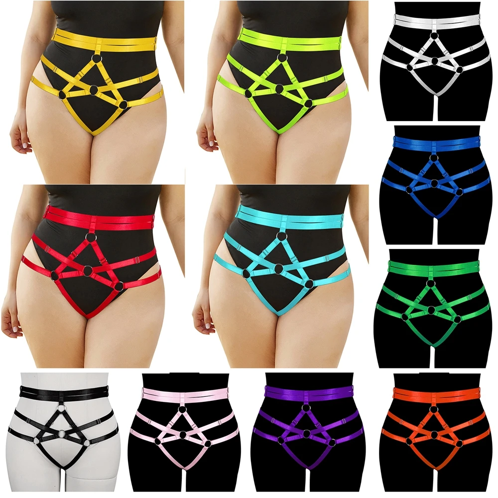 Dance Rave Wear Plus Size Goth Women's Harness Stockings Belt Cosplay Sexy Lingerie Body Bondage Garter Belt Elastic Harness Bra
Dance Rave Wear Plus Size Goth Women's Harness Stockings Belt Cosplay Sexy Lingerie Body Bondage Garter Belt Elastic Harness Bra
