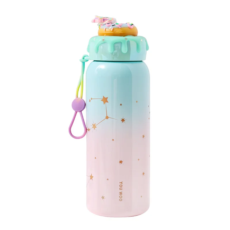 Pastry Vacuum Water Bottle 304 Stainless Steel Gradient Water Cup Creative Cartoon Cute Cup Vacuum Flasks Creative Travel Bottle
Pastry Vacuum Water Bottle 304 Stainless Steel Gradient Water Cup Creative Cartoon Cute Cup Vacuum Flasks Creative Travel Bottle