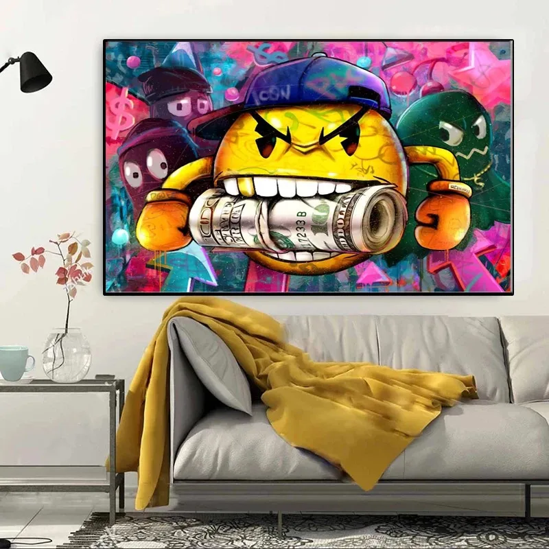 Graffiti Art Red Lip Dollars Mouth Canvas Painting on The Wall Posters Prints Wall Pictures for Living Room Home Wall Cuadros
Graffiti Art Red Lip Dollars Mouth Canvas Painting on The Wall Posters Prints Wall Pictures for Living Room Home Wall Cuadros