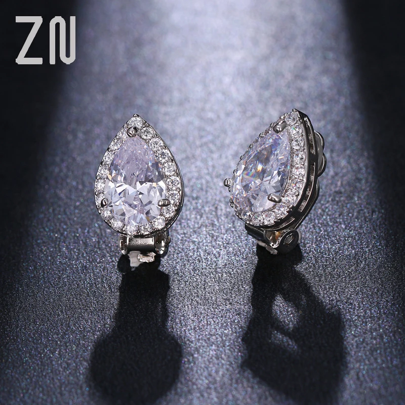 ZN Water drop Appearance Zirconia Muliticolors Clip Earrings Clip Ears For Women And Ladies Sparking Dress Up In Fashion Party
ZN Water drop Appearance Zirconia Muliticolors Clip Earrings Clip Ears For Women And Ladies Sparking Dress Up In Fashion Party