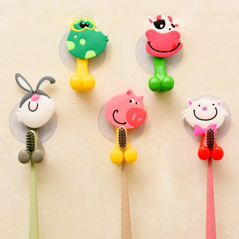 1Pcs Toothbrush Holder Cute Cartoon Creative Traceless Stand Rack Toothpaste Toothbrush Suction Cup Holder Bathroom Accessories
1Pcs Toothbrush Holder Cute Cartoon Creative Traceless Stand Rack Toothpaste Toothbrush Suction Cup Holder Bathroom Accessories