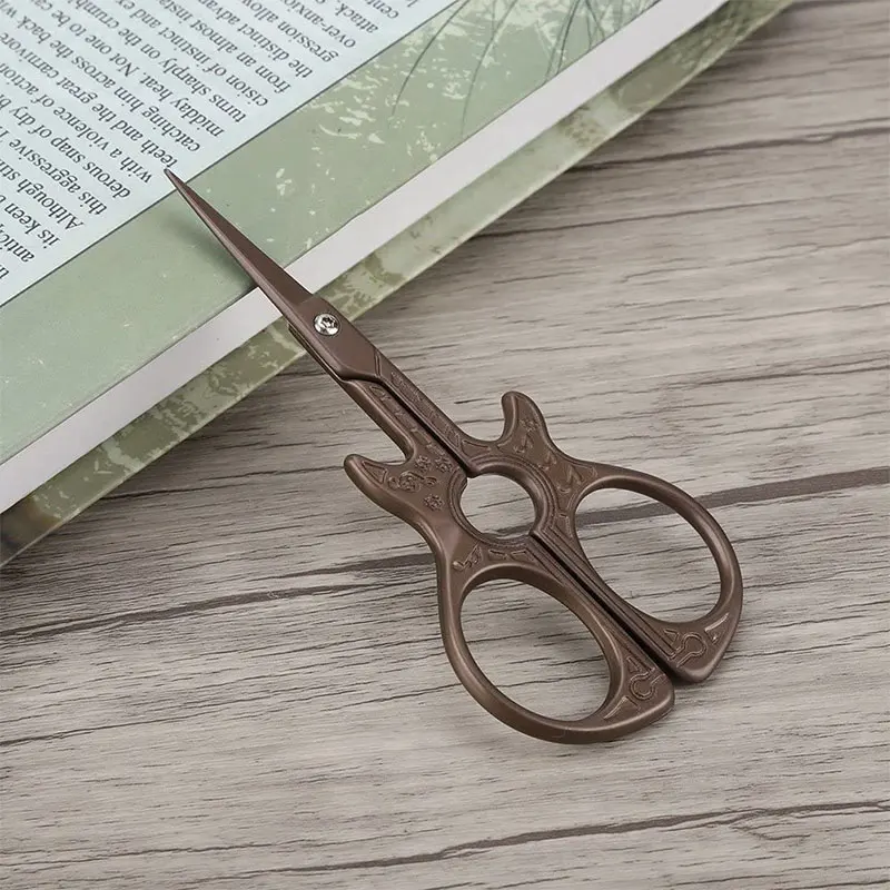 Jiwuo Guitar Dresser Embroidery Scissor Vintage Stainless Steel Shears Sharp Cutter for DIY Craft Sewing Shears Needlework
Jiwuo Guitar Dresser Embroidery Scissor Vintage Stainless Steel Shears Sharp Cutter for DIY Craft Sewing Shears Needlework
