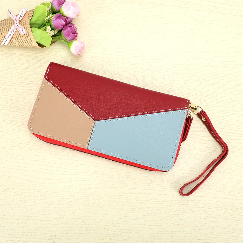 Women Luxury Long Clutch Ladies Purse Card Holder Women Wallets Zipper Coin Geometric Leather Wallet
Women Luxury Long Clutch Ladies Purse Card Holder Women Wallets Zipper Coin Geometric Leather Wallet