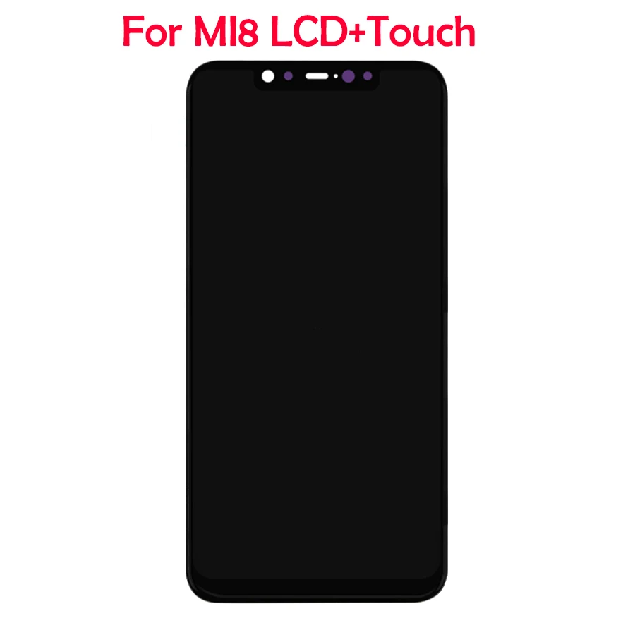 ЖК дисплей JPFix с рамкой сменный экран дисплея для Xiaomi MI8 дигитайзер Pantalla модуль