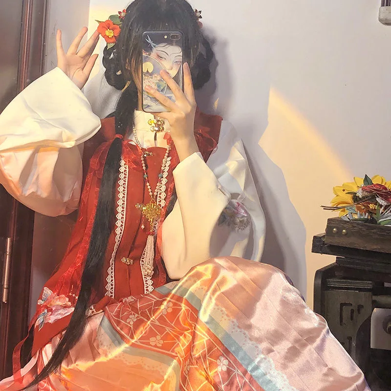Тибетский Xianju, Изготовленный вручную, квадратный воротник Hanfu, женский полный набор вышивки, ежедневная фотография
Тибетский Xianju, Изготовленный вручную, квадратный воротник Hanfu, женский полный набор вышивки, ежедневная фотография