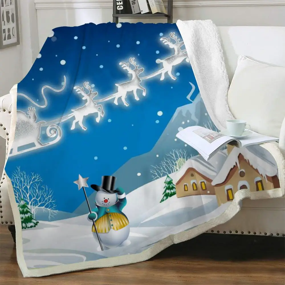 NKNK Brank Christmas Blankets Moon 3D Print Deer Plush Throw Blanket Snow Bedspread For Bed Sherpa Blanket Fashion Premium
NKNK Brank Christmas Blankets Moon 3D Print Deer Plush Throw Blanket Snow Bedspread For Bed Sherpa Blanket Fashion Premium