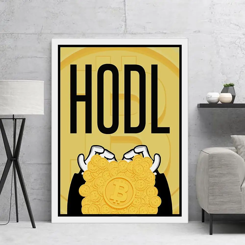 HD Print Modular Hodl Picture Canvas Painting Bitcoin Posters Currency Home Decor Money Wall Artwork Framework For Living Room
HD Print Modular Hodl Picture Canvas Painting Bitcoin Posters Currency Home Decor Money Wall Artwork Framework For Living Room