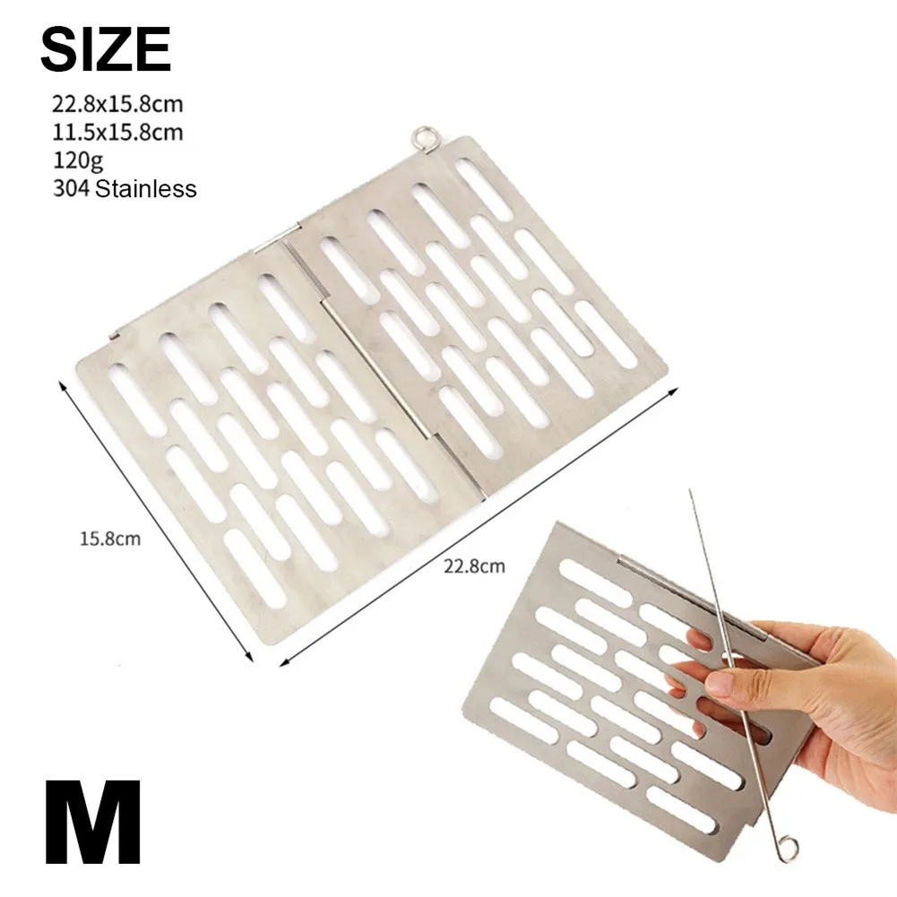 Outdoor Folding BBQ Charcoal Grill Barbecue Board Stainless Steel BBQ Bracket S/M/L Grill Plate For Camping Fishing Barbecues
Outdoor Folding BBQ Charcoal Grill Barbecue Board Stainless Steel BBQ Bracket S/M/L Grill Plate For Camping Fishing Barbecues