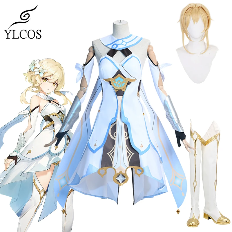 Game Genshin Impact Lumine Costume Cosplay Halloween Party Full Set For Women Girls Unisex Suit Custom Made
Game Genshin Impact Lumine Costume Cosplay Halloween Party Full Set For Women Girls Unisex Suit Custom Made